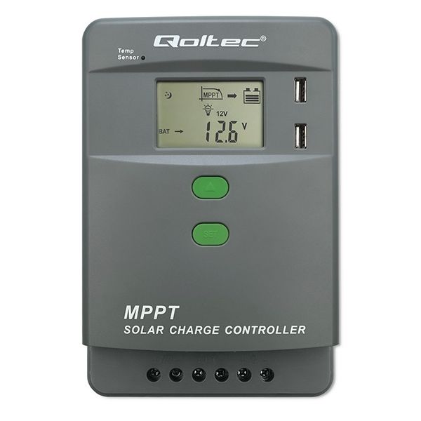 Qoltec Regulator MPPT 40A LCD Bluetooth 12/24V zdjęcie 10