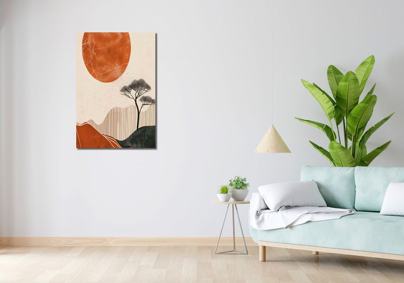 Obraz 60x90cm Cieniutki Burger zdjęcie 2
