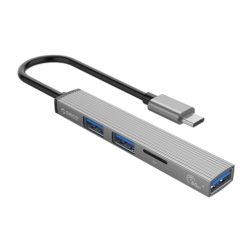 Orico Hub USB-C 3xport USB-A, czytnik microSD, alu na Arena.pl