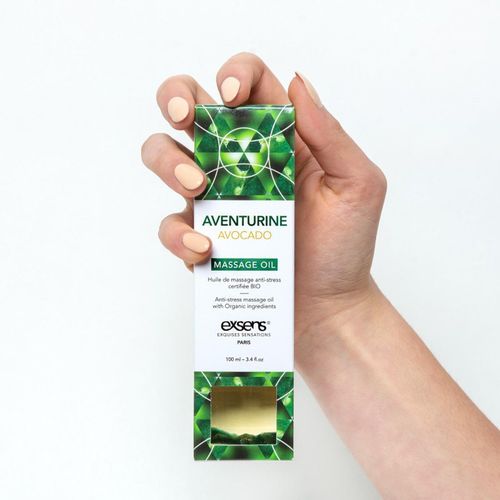aventurine avocado organic massage oil with stones 100 ml na Arena.pl
