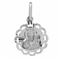 SREBRNY MEDALIK MATKA BOSKA CZĘSTOCHOWSKA DIAMENTOWANY SREBRO PRÓBY 925 GRAWER GRATIS!