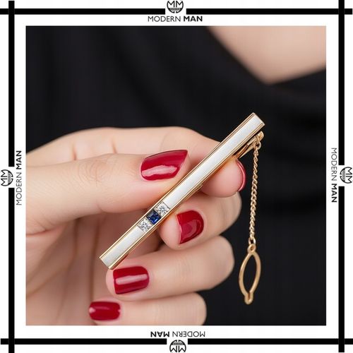 Spinka do krawata + PUDEŁKO złota klasyczna modna prezent dla Niego na Arena.pl