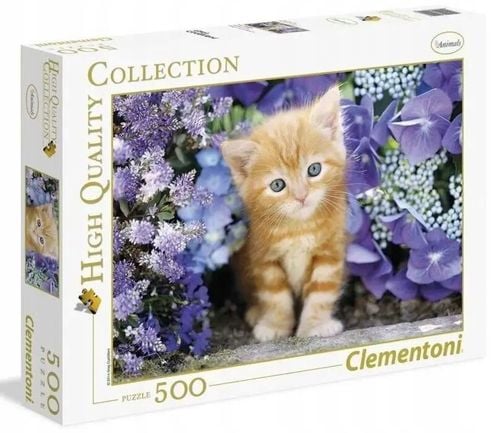 CLEMENTONI PUZZLE 500 GINGER CAT KOTEK IMBIROWY na Arena.pl