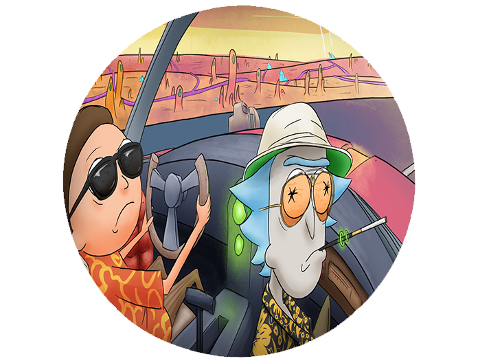 Podkładka pod myszkę Rick i Morty zdjęcie 2