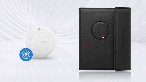 Lokalizator GPS MILI portfel podróżny z lokalizatorem MiTag APPLE IOS na Arena.pl