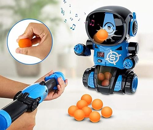 STRZELANIE DO CELU ROBOT + 2x PISTOLET NA KULKI LICZNIK GRA ZRĘCZNOŚCIOWA na Arena.pl