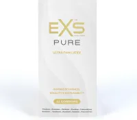 exs pure prezerwatywy ultraprzezroczyste 12 sztuk, 0,045 mm, 53 mm
