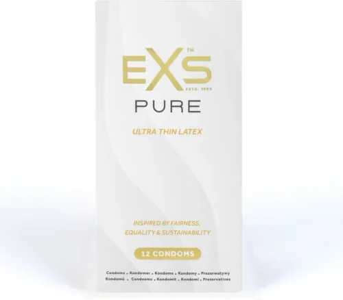 exs pure prezerwatywy ultraprzezroczyste 12 sztuk, 0,045 mm, 53 mm na Arena.pl