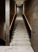 Płytki schodowe marmurowe z SZARĄ ŻYŁĄ, SZARA SMUGA 100x30 WYSOKI POŁYSK