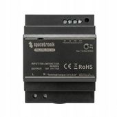 Zasilacz na szynę DIN TS-35 90W 12V 7.5A REGULACJA Napięcia Spacetronik