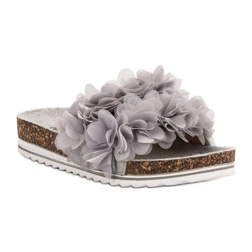 Modne Szare Klapki r.40 na Arena.pl