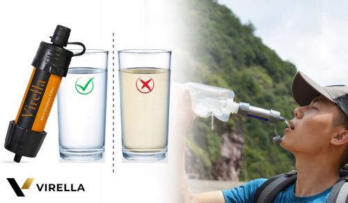 FILTR TURYSTYCZNY DO WODY DO UZDATNIANIA OCZYSZCZANIA FILTROWANIA SURVIVAL na Arena.pl