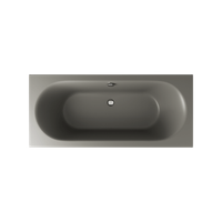 Oceana Slim wanna prostokątna 160X75 cm, szary mat