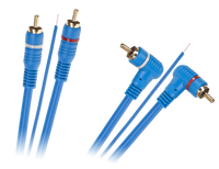 KPO2668-5 Kabel 2 x RCA - 2 x RCA + żya 5m k