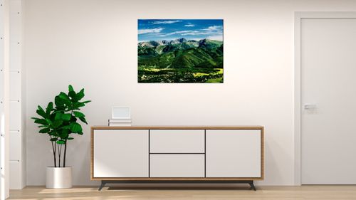 Obraz Płótno 40X30 Dolina W Tatrach na Arena.pl