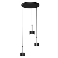 LAMPA WISZĄCA ARENA BLACK/SILVER 3XGX53