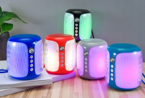 GŁOŚNIK BLUETOOTH BEZPRZEWODOWY LAMPKA LED KOLORY na Arena.pl