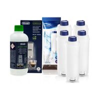 5x filtr do wody do ekspresu Delonghi Dinamica + odkamieniacz Delonghi 0,5l