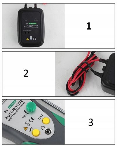 TESTER MIERNIK CIĄGŁOŚCI PRZEWODÓW KABLI PRZEWODÓW DUOYI DY25 na Arena.pl