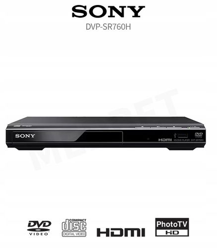 MARKOWY ODTWARZACZ SONY DVP-SR760H DVD CD VCD USB HDMI CINCH PILOT na Arena.pl