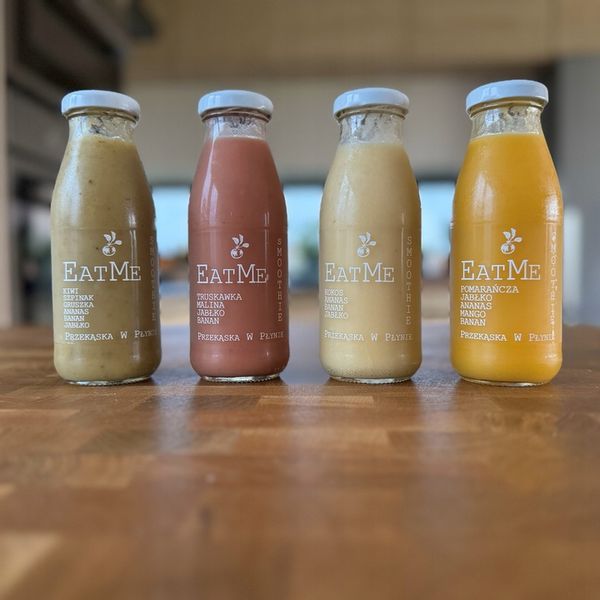 Mus owocowy smoothie mango banan pomarańcza 6x240ml przekąska bez cukru zdjęcie 3