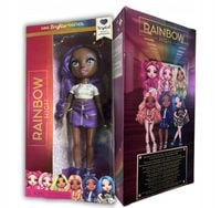 RAINBOW HIGH SHINE BRIGHTER lalka modowa Krystal Bailey fioletowe włosy