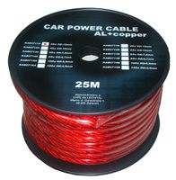 KAB0713A Kabel samochodowy 6Ga OD8mm CU+AL 25m