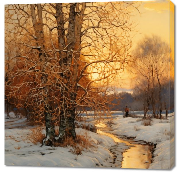 Obraz 100x100cm Brzask o Świcie zdjęcie 1