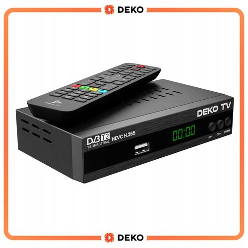 Tuner Dekoder DVB-T2 DekoTV PRO2 Telewizji Naziemnej HEVC H.265 DEKO na Arena.pl