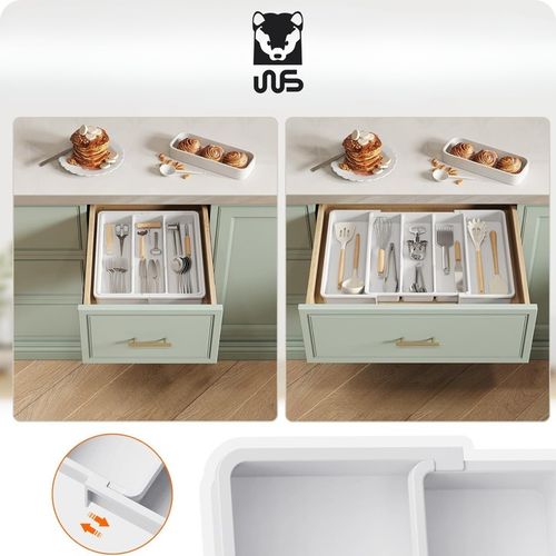 Wkład Do Szuflady Kuchennej 60 Organizer Pojemnik Na Sztućce Rozsuwany na Arena.pl