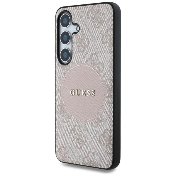 Etui Guess 4G Round Patch Classic Logo MagSafe do Samsung Galaxy S25 Plus zdjęcie 2