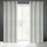 Zasłona gotowa na przelotkach JULIA 140x250 Eurofirany jasnoszara