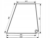 szyba boczna - bok do ciągnika T25 A Władimirec kabina czeska