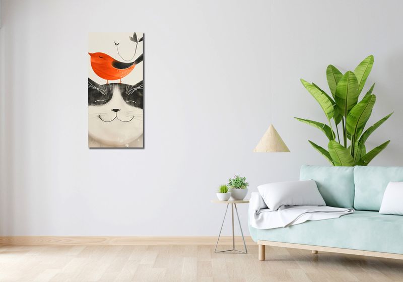 Obraz 40x90cm Pyzaty Przyjaciel zdjęcie 2