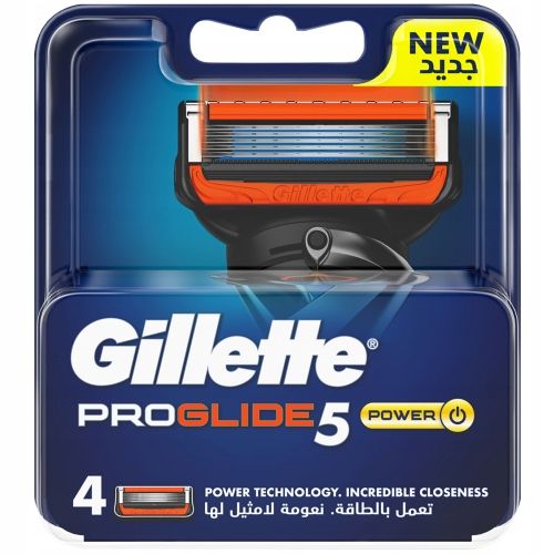 GILETTE PROGLIDE POWER 4 SZT WKŁADY OSTRZA na Arena.pl