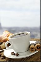 100 70CM OBRAZ PŁÓTNO ROMANTYCZNE ŚNIADANIE PŁÓTNO RAMA