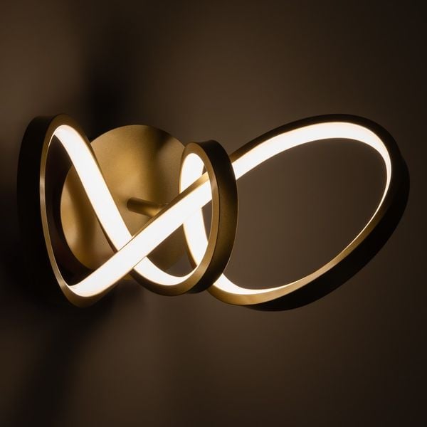Kinkiet TESORO GOLD 15W LED zdjęcie 4