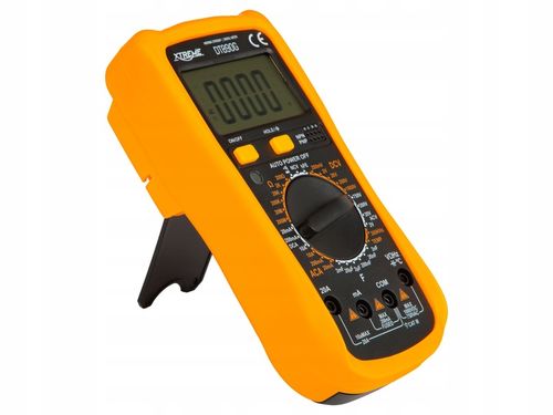 MULTIMETR MIERNIK CYFROWY PRĄDU NAPIĘCIA LCD TEMPERATURY UNIWERSALNY na Arena.pl