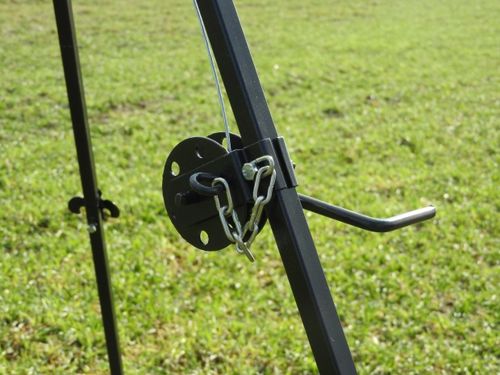 GRILL TRÓJNÓG OGNISKOWY FI 70 CM RUSZT NAD OGNISKO na Arena.pl