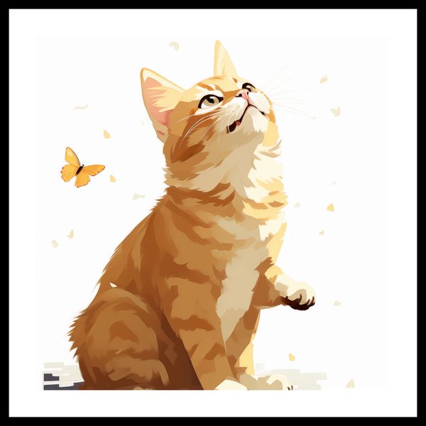Plakat 40x40cm Motyle i Marzenia zdjęcie 3