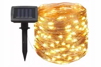 Girlanda solarna drucik linka 200 ciepła 20 m łezki do oplatania