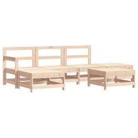 6-cz. zestaw mebli wypoczynkowych do ogrodu, drewno sosnowe