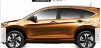 Honda CR-V - Listwy CZARNE Boczne Drzwi