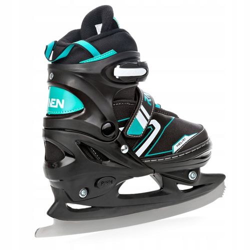 Rolki Łyżwy Wrotki 4w1 Regulowane RAVEN Helixi Black/Mint 30-33 Kółka LED na Arena.pl