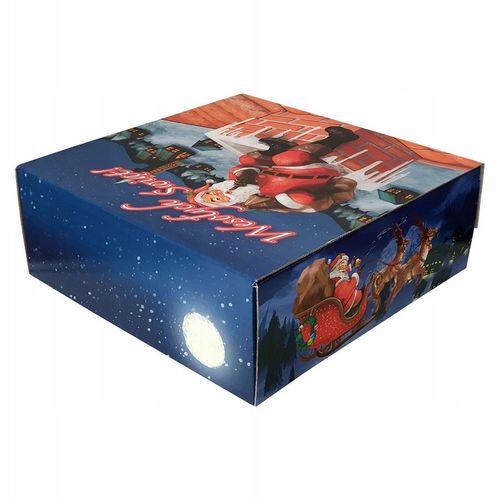 50 SZT - 1 SZT 15,85 ZŁ NETTO PUDEŁKO PREZENTOWE 34x35x13 CM MIKOŁAJ 1614 na Arena.pl