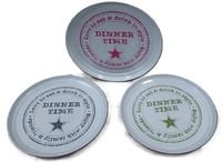 taca metalowa okrągła fi - 39 cm dinner time