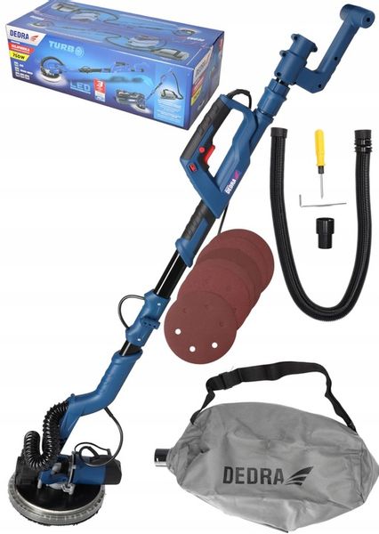 SZLIFIERKA do gipsu DEDRA ŻYRAFA z wysięgnikiem GŁADZI TYNKÓW ŚCIAN LED zdjęcie 4