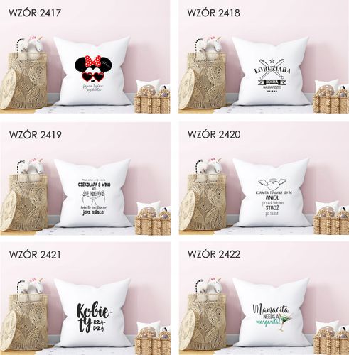 Poduszka z nadrukiem PREZENT JA SIĘ NIE OBRAŻAM na Arena.pl