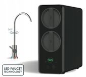 SYSTEM ODWRÓCONA OSMOZA VIO AW-RL03-600G CZARNY WYDAJNOŚĆ 1,6 l/m LED KRAN