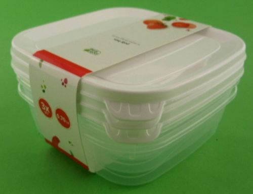 ZESTAW KOMPLET 3 POJEMNIKÓW ŻYWNOŚCI 700 ML na Arena.pl